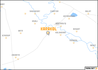 map of Karakol\