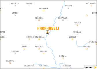 map of Karaköseli
