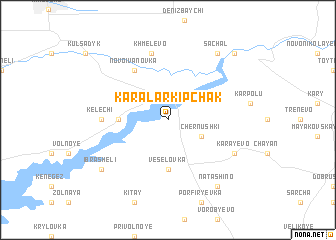 map of Karalar-Kipchak