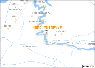 map of Karaly Vtoryye