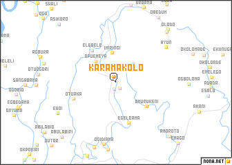 map of Karama Kolo