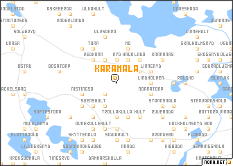 map of Kåramåla