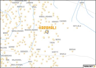 map of Karam Ali