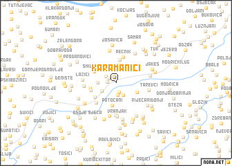 map of Karamanići