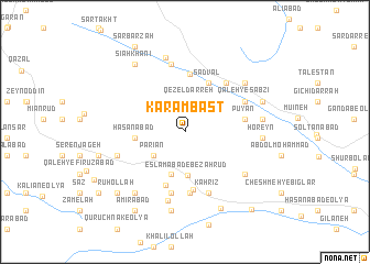 map of Karam Bast