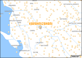 map of Karam Nizāmāni