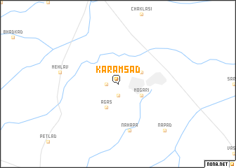 map of Karamsad