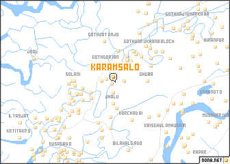 map of Karam Salo