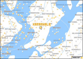 map of Karamwāla