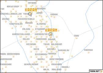 map of Karam