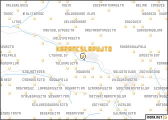 map of Karancslapujtő