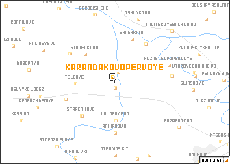 map of Karandakovo Pervoye