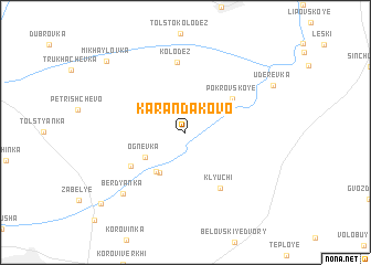 map of Karandakovo