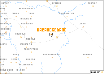 map of Karanggedang