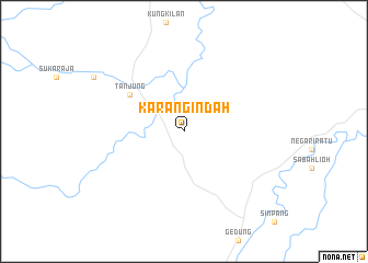 map of Karangindah