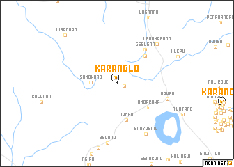 map of Karanglo