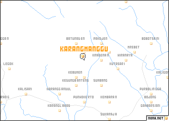 map of Karangmanggu