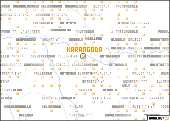 map of Karangoda