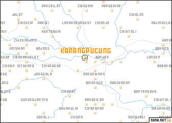 map of Karangpucung