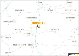 map of Karantsi