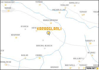 map of Karaoğlanlı