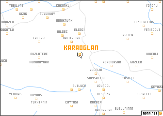map of Karaoğlan