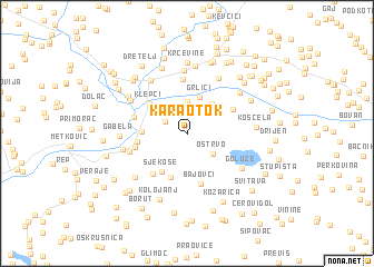 map of Karaotok