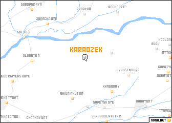 map of Karaozek