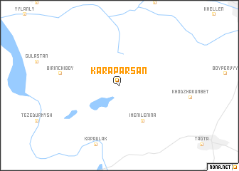 map of Karaparsan