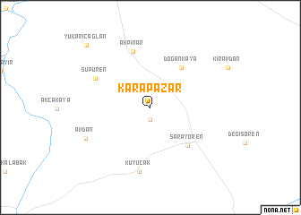 map of Karapazar
