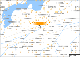 map of Kararanwāla
