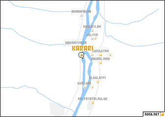 map of Karari