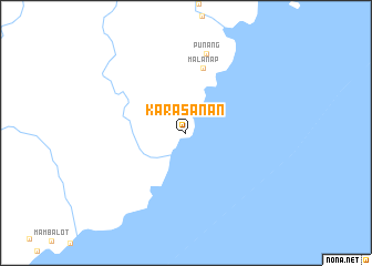 map of Karasanan