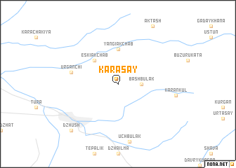 map of Kara-Say