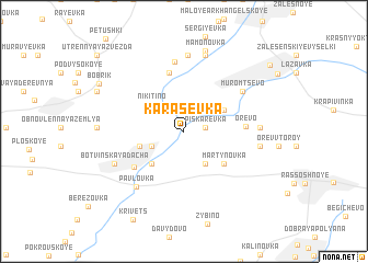 map of Karasëvka