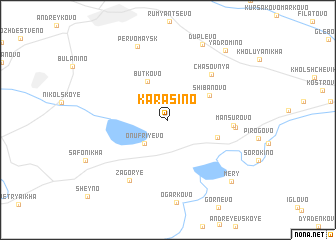 map of Karasino