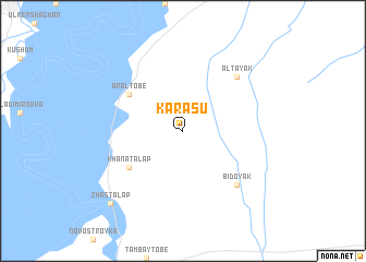 map of Karasu