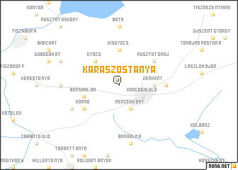 map of Kárászostanya