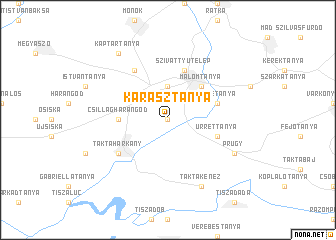 map of Kárásztanya