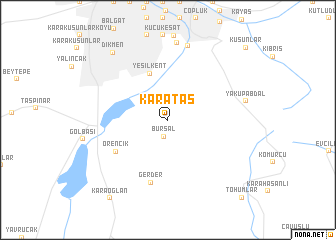 map of Karataş