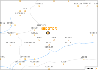 map of Karataş