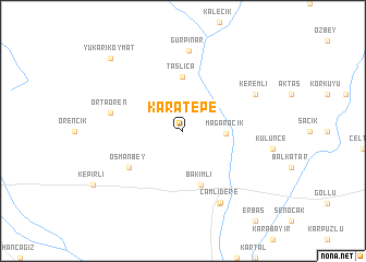 map of Karatepe