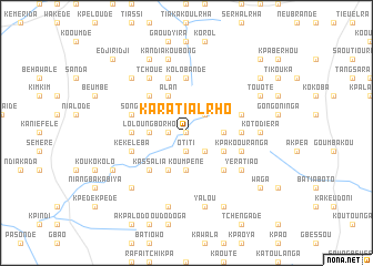 map of Karatialrho