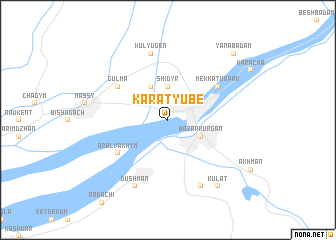 map of Kara-Tyube