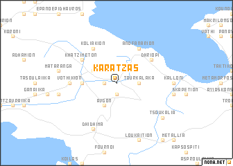 map of Karatzás