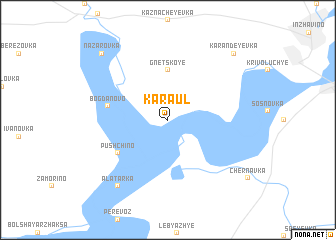 map of Karaul