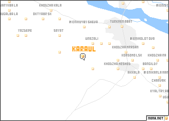 map of Karaul