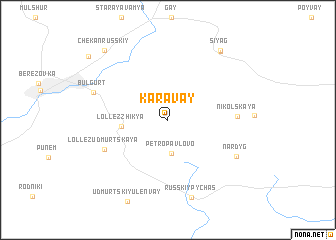 map of Karavay