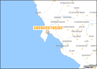 map of Karavostásion