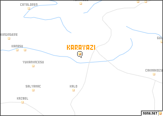 map of Karayazı